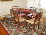Cherry table six chairs