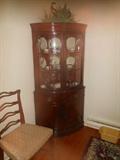 Cherry corner cabinet