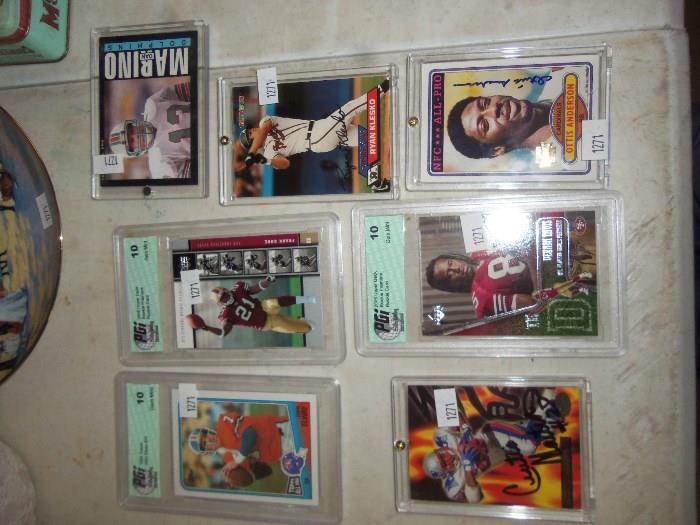 Various Signed Sports Cards