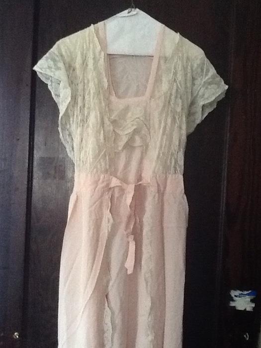 One of several vintage nightgowns