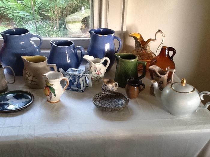 Great selection of pottery and vases
