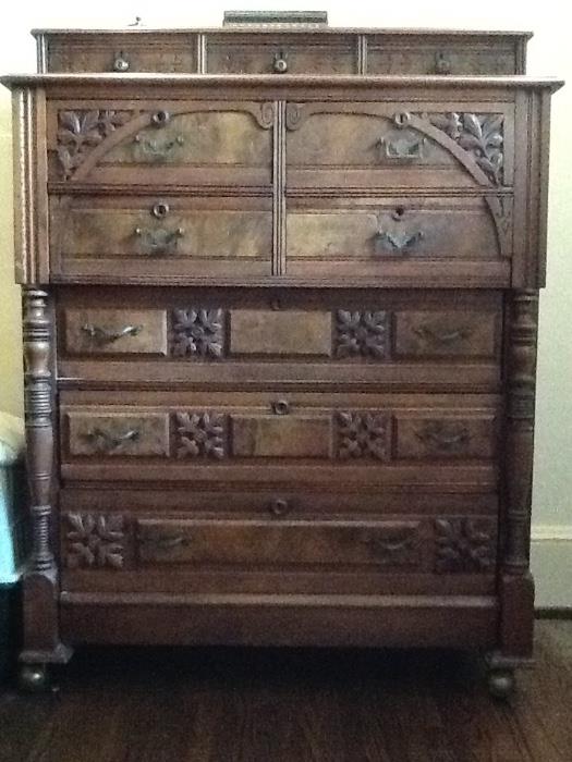 Beautiful carved chest of drawers