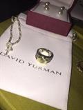 DAVID YURMAN RING 14K & 925