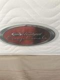 KING SIMMONS BEAUTYREST MATTRESS WITH BOXSPRING AND FRAME