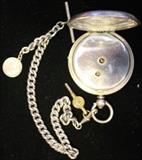 Antique Sterling key wind