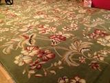 8x11 area rug Safavieh lemon green great condition 