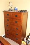 Bassett Mission style chest of drawers