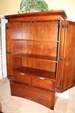 Broyhill Armoire or Entertainment Cabinet (open) a perfect cabinet for sweaters or blankets/linens