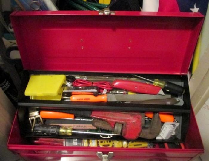 Big tool box full of all you need for every chore simple or hard