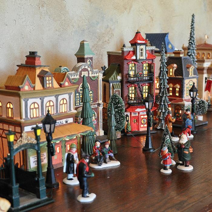 77 pieces of Christmas in the City by Department 56