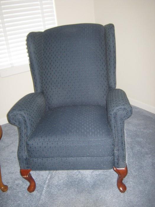 Lazy Boy ladies reclining wing back chair