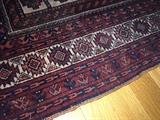 Vintage wool prayer rug