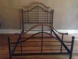 Queen size metal bed