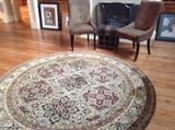 8' round rug