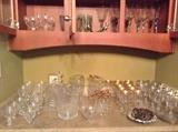 Lots of stemware & barware