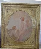 Lucien Boulier, Extase
Oil on panel
Signed on lower right by Lucien Boulier (1882-1963)
38 1/2 x 31 inches