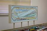 HO Gauge lighted information panel