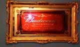 Very Large Budweiser framed collectors piece