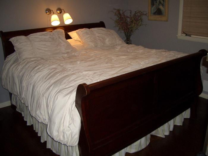 King Size Sleigh bed.  This item for sale is the bed frame only.