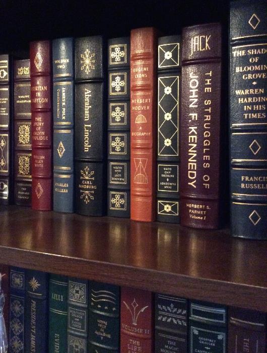Leather-bound Franklin Mint book series