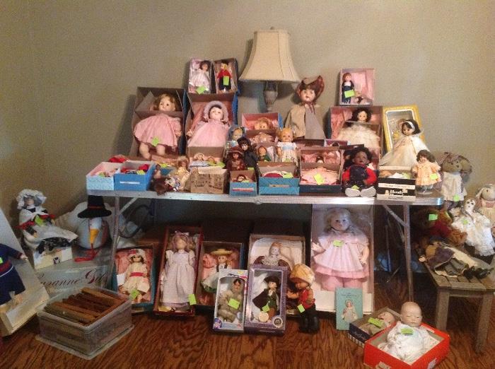 Huge Doll Collection Madame Alexander 
