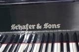 A54 #1 Schafer & Sons Built by Samick 1987 9’ Black Hi Gloss Grand Piano with Artist Bench  German Action by Louis Renner #8702699 Condition of 9.75