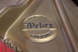 A4#4 Weber 1961 Baby Grand Piano Medium Finish Rough Finish Keys, No stand for lid Conditiono of 6-7 #97650