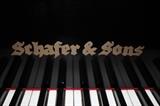 A4#9 Schafer Sons 1987 Baby Grand Piano 4’7’’ Black Higloss Condition of 9 SS-47 #G027123