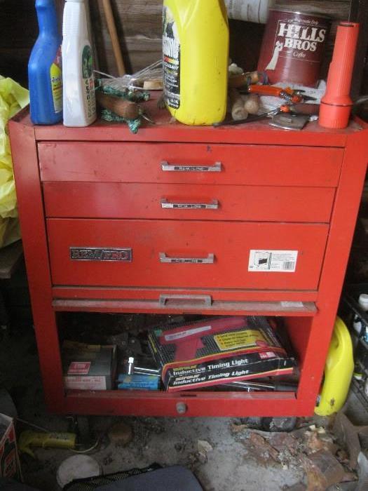 red tool cabinet - $20