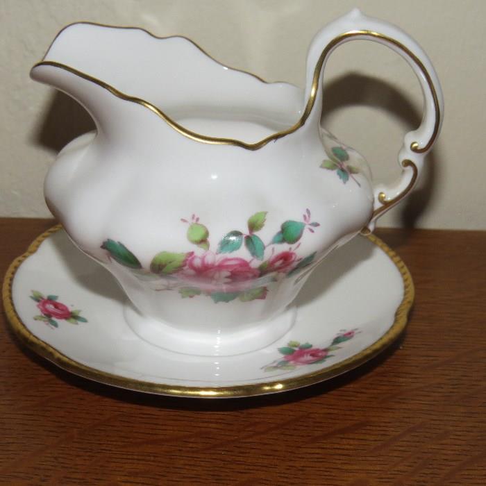 Spode small pitcher and plate