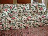 Gorgeous Floral Pattern Sofa and matching Loveseat