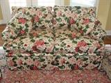 Gorgeous Floral Pattern Sofa and matching Loveseat