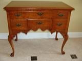 Hand Crafted Tiger Wood Maple 4 Drawer Chest