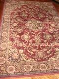  Persian Rug in Beautiful condition!  7' 10" x 5' 3" Minster 100% Olifine Pile, Color 305 Garnet, Style 246098, Sarabaud, Saudi Arabia, # 23026762149SH