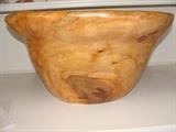 Very large Carve Maplewood Bowl Gorgeous!