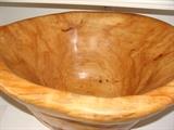 Very large Carve Maplewood Bowl Gorgeous!