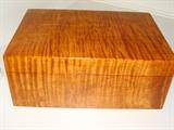 Hand Crafted Tiger Wood Maple Humidor