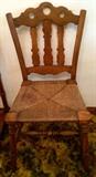 Antique Rush Seat Chair