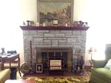View of Fireplace Mantle