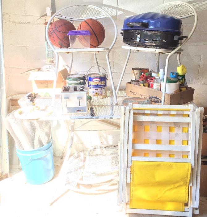 Vintage Patio Set (Neat Round Back Chairs), Lounger & More