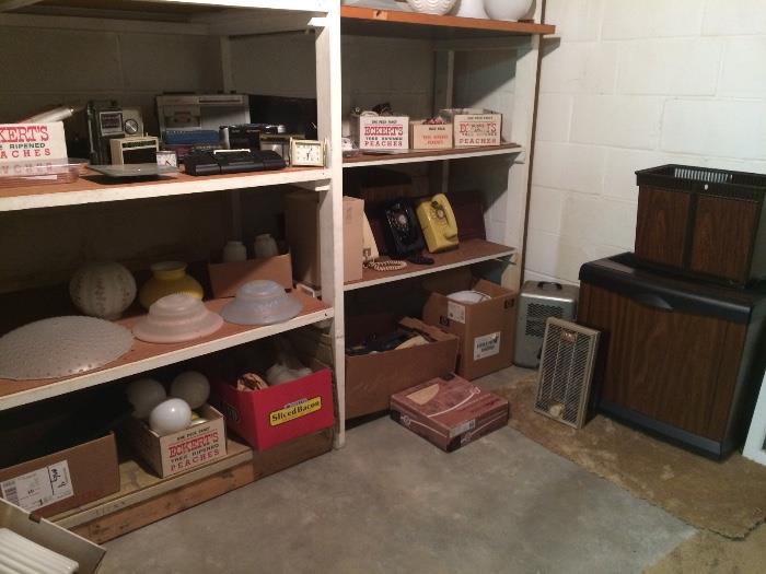 Vintage Lamp Shades, Phones, Large Humidifier & More