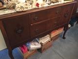 Beautiful vintage Queen Anne style sideboard