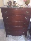 Antique Federal Style wood dresser