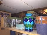 Vintage ceramic and glass