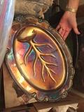 Silver serving tray