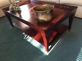 Cherry wood coffee table