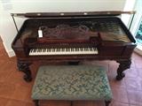 ~ An 1864 Antique Knabe Square Grand Piano with bench
Estate $10.000.00