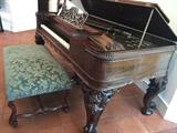 ~ An 1864 Antique Knabe Square Grand Piano with bench
Estate $10.000.00