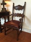 ~ (2) Ronda Arm Chairs with Leather in a 'Santa Cruz' Color
Retail $902.00 each
Estate $750.00 each