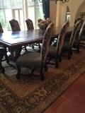 ~ Large Antique Italian Dining Table 13'L x 5'W in Dark Walnut
Retail $27,500.00
Estate $22,500.00